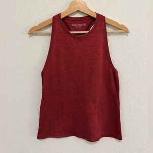 Outdoor Voices Racerback Tank Top Mesh XS Red